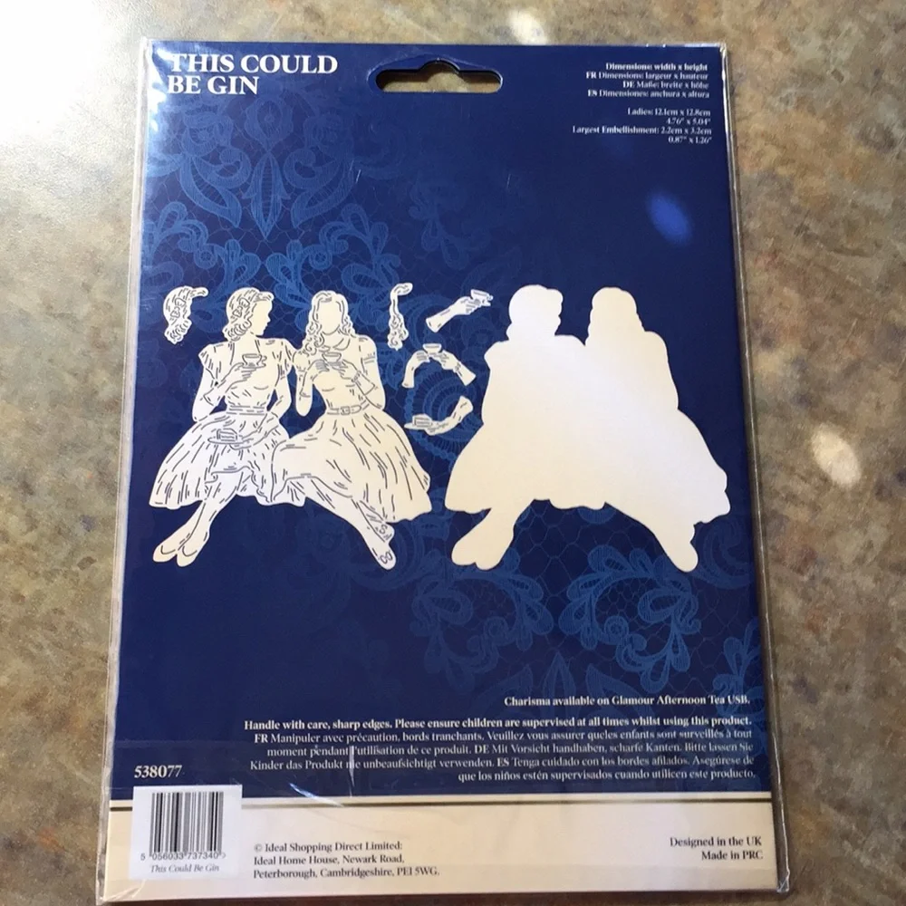 Tattered Lace This Could Be Gin Die Set NEW